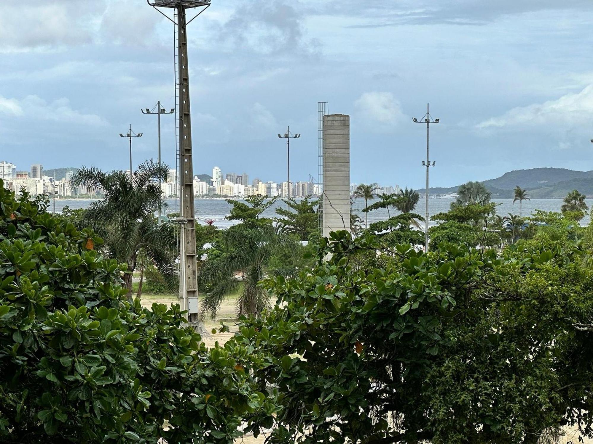 Ap Pe Na Areia Vista Parcial Mar Apartment Santos  Exterior foto