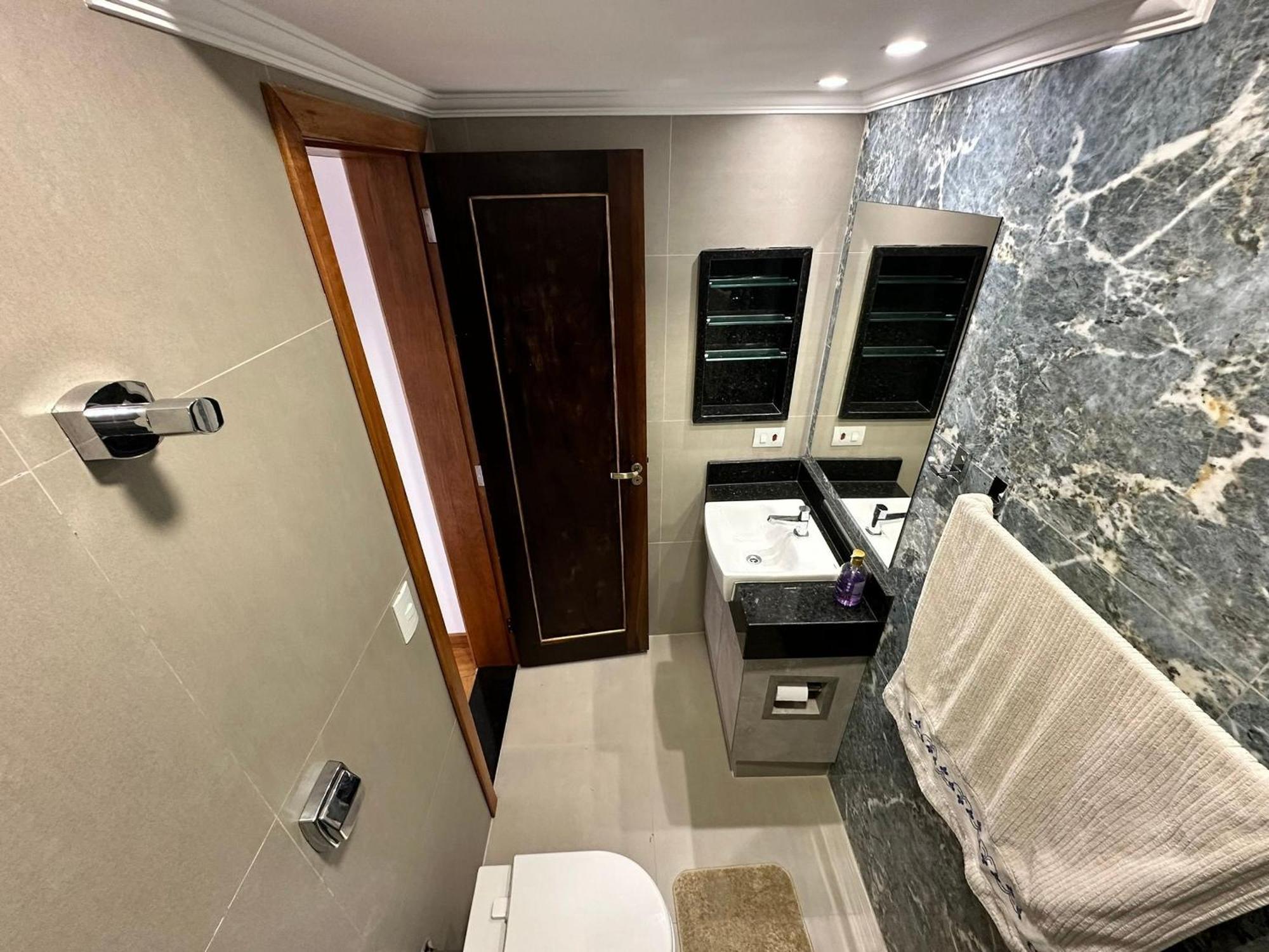 Ap Pe Na Areia Vista Parcial Mar Apartment Santos  Exterior foto